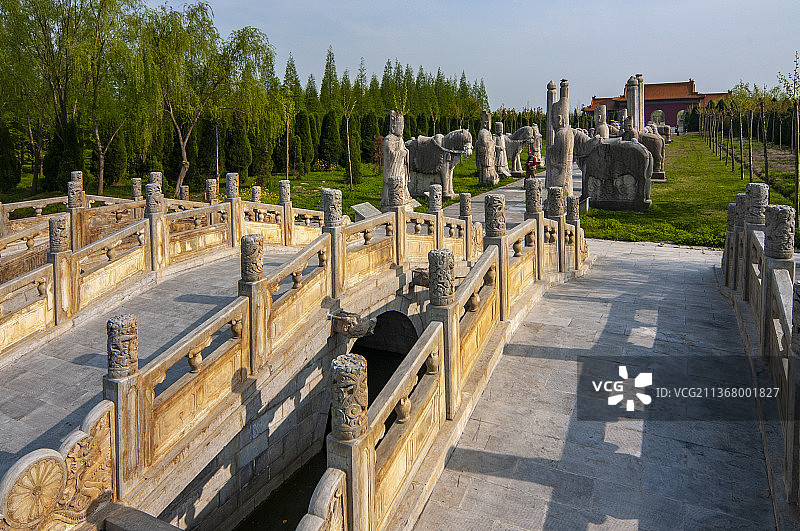 江苏省淮安市明祖陵石刻图片素材