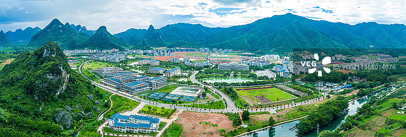 桂林电子科技大学尧山校区图片素材