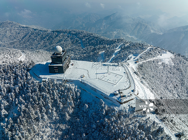 大明山气象站图片素材