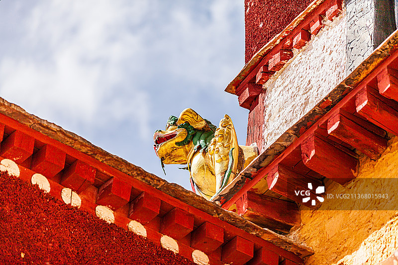 西藏拉萨哲蚌寺图片素材