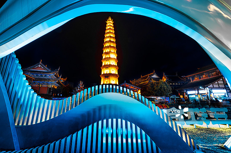 重庆合川区文峰塔图片素材