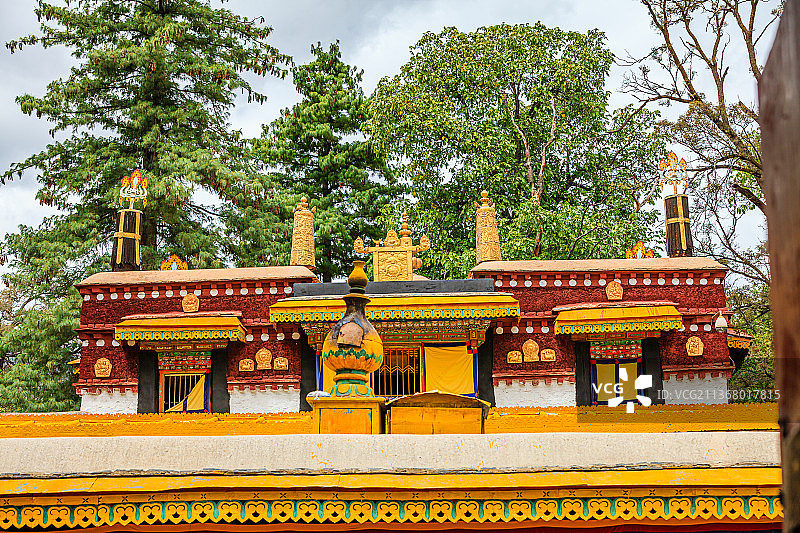 西藏拉萨罗布林卡图片素材