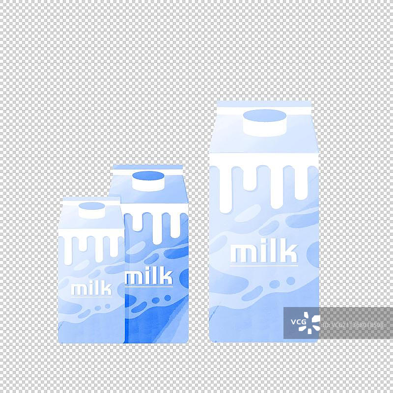 牛奶盒图片素材