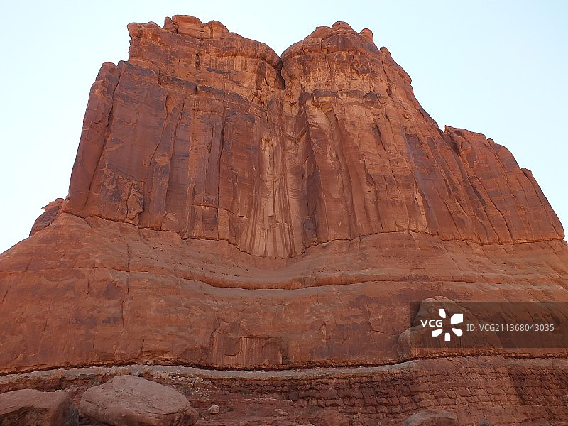 美国犹他州格兰德县的岩石塔图片素材