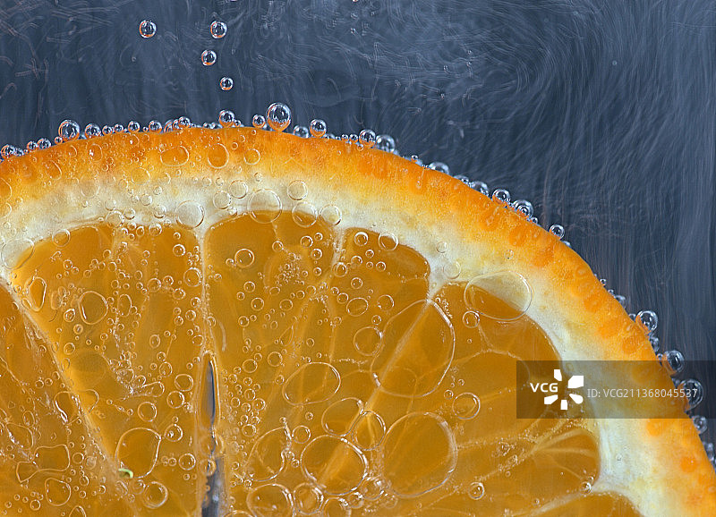 新鲜橙子，橙子切片特写图片素材