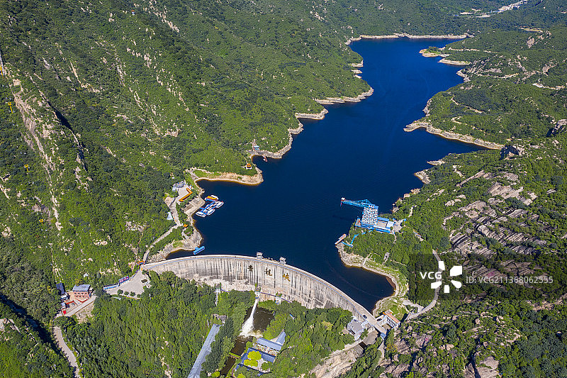 北京怀柔青龙峡长城图片素材