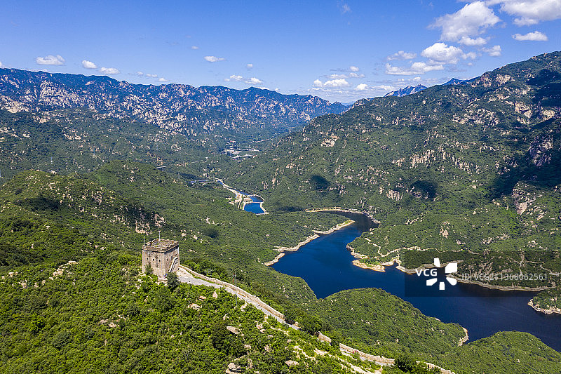 北京怀柔青龙峡长城图片素材