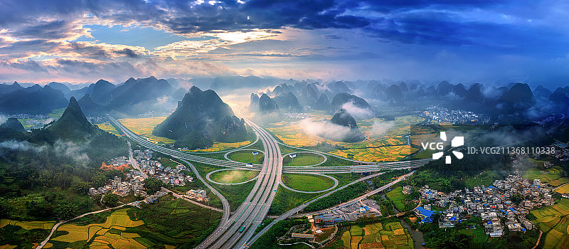 靖西山水好风光图片素材