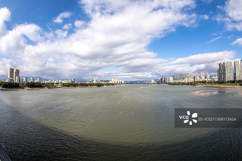 闽江江景图片素材