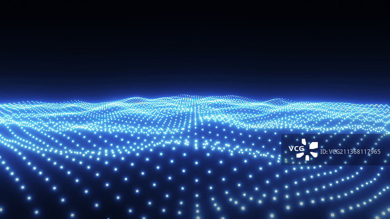 蓝色科技感网点背景图片素材