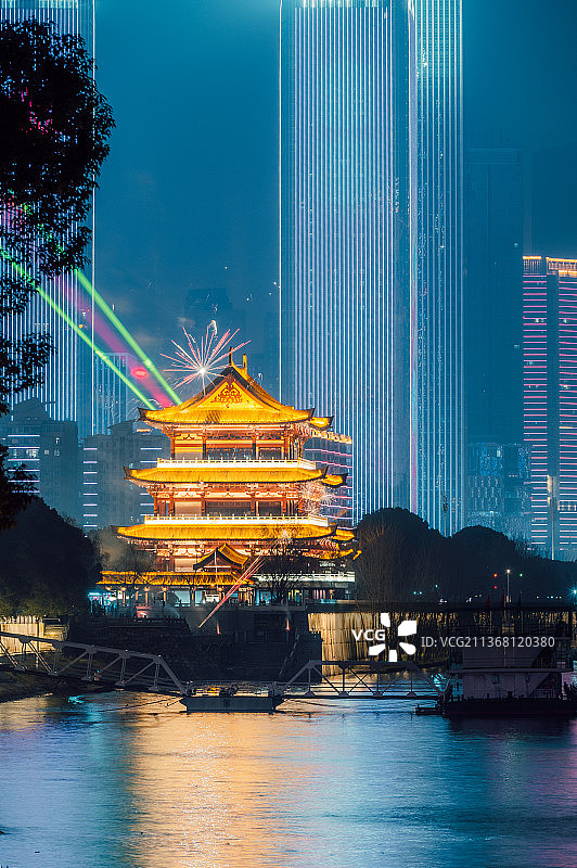 杜甫江阁图片素材