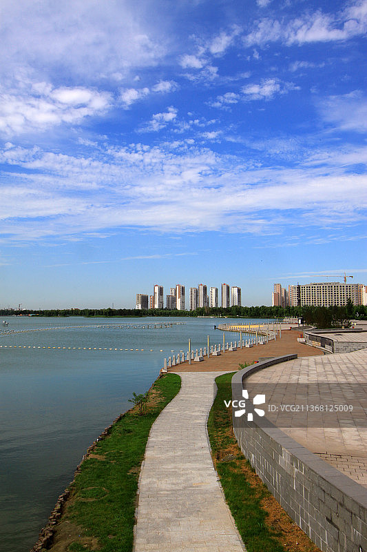 河北丰南惠丰湖公园风光图片素材