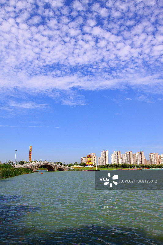 河北丰南惠丰湖公园风光图片素材