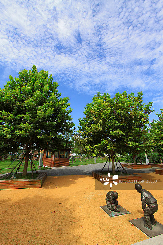 河北丰南惠丰湖公园风光图片素材