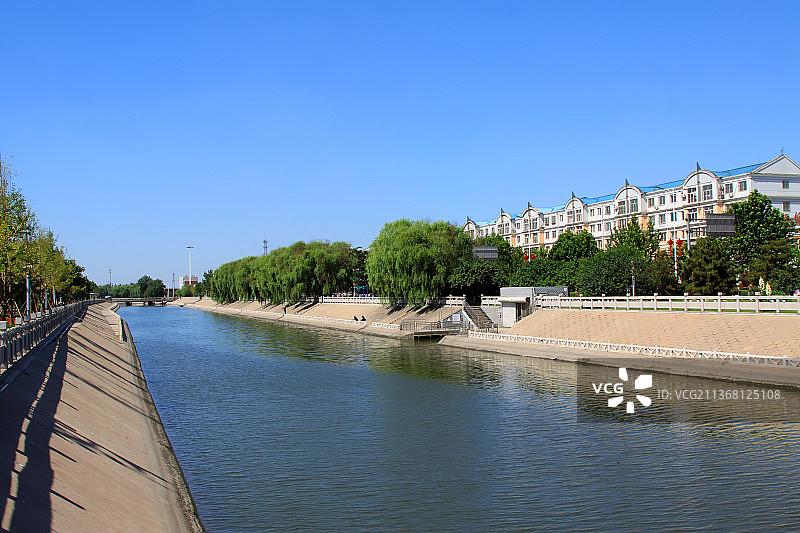 河北丰南惠丰湖公园风光图片素材