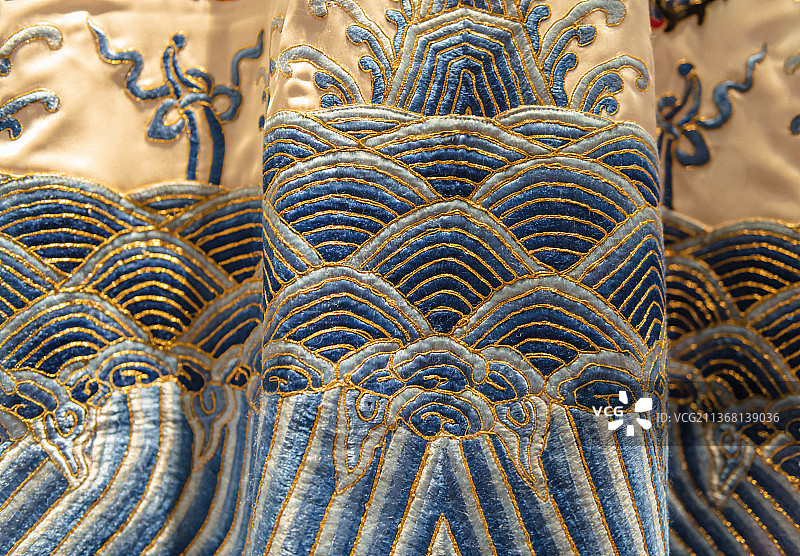 河南地方戏豫剧服装，靠服图片素材