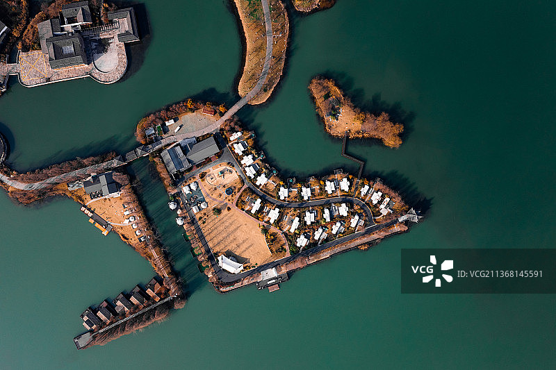 湘湖沐心岛房车度假营地图片素材