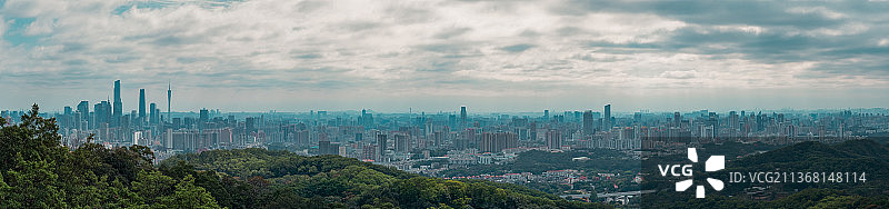 俯瞰羊城图片素材