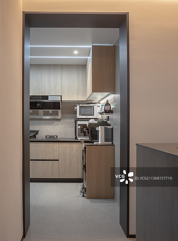 现代住宅厨房图片素材