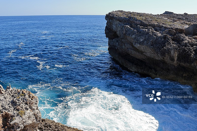 巴哈马群岛伊柳塞拉岛：大西洋与加勒比海的交汇处图片素材