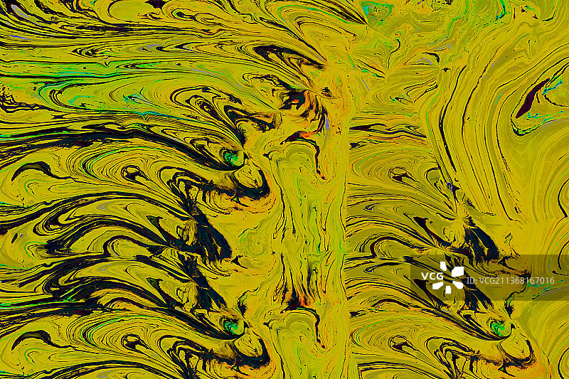 抽象的垃圾艺术背景纹理与彩色油漆splas图片素材