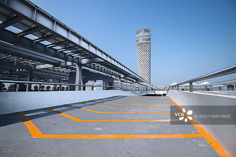 现代工业城市公路图片素材