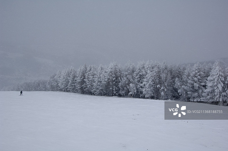 张家口多乐美地雪后滑雪16图片素材