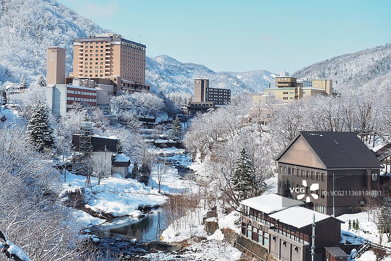 定山溪温泉图片素材