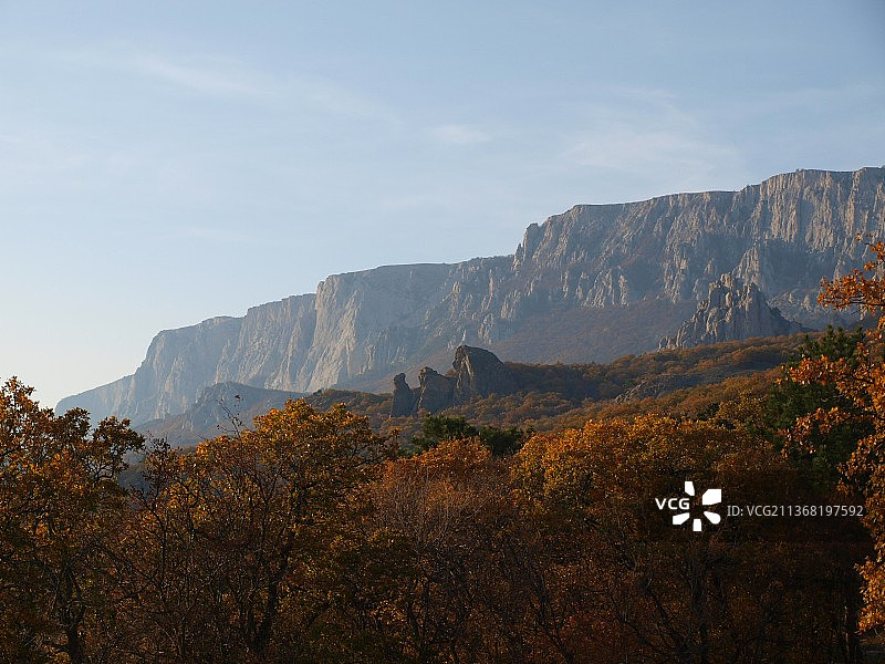 秋季山景图片素材