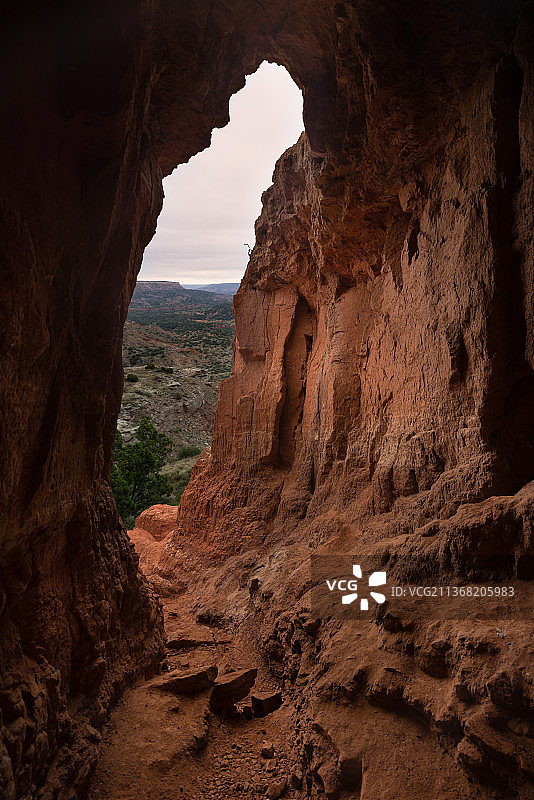 德州帕洛杜罗峡谷岩层景观图片素材