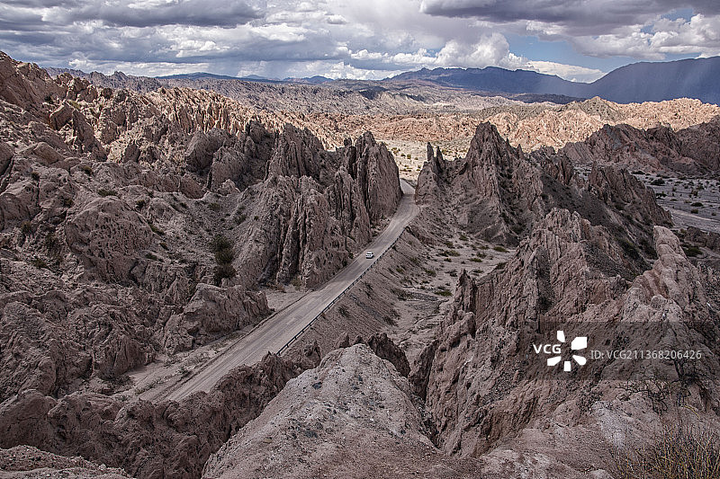 阿根廷卡法亚特全景：卡劳卡劳，拉潘帕图片素材