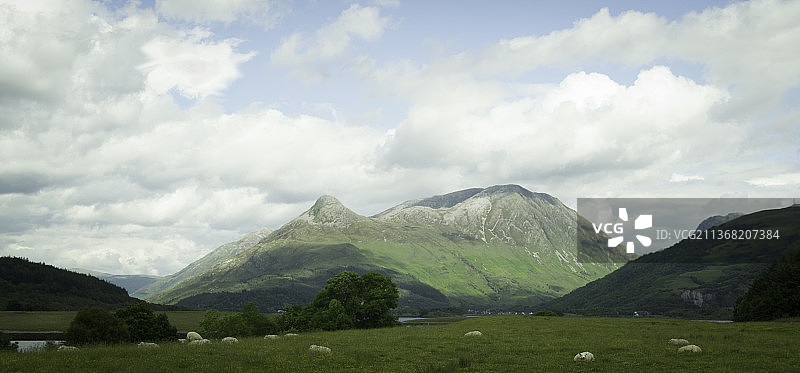 英国阿盖尔-比特山地景观景色图片素材
