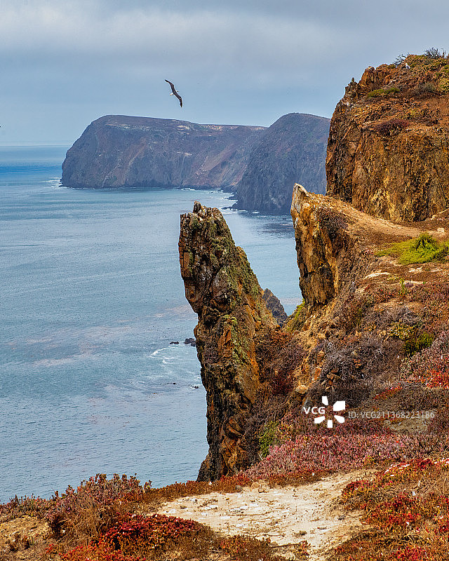 安纳卡帕岛海景，海峡群岛国家公园，美国图片素材