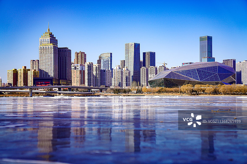 沈阳河边 母亲河图片素材