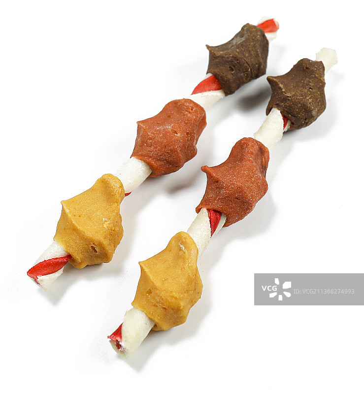 动物食品宠物零食狗咬胶植物蛋白咬棒缠鸡肉食物用品玩耍解闷咀嚼咬胶图片素材