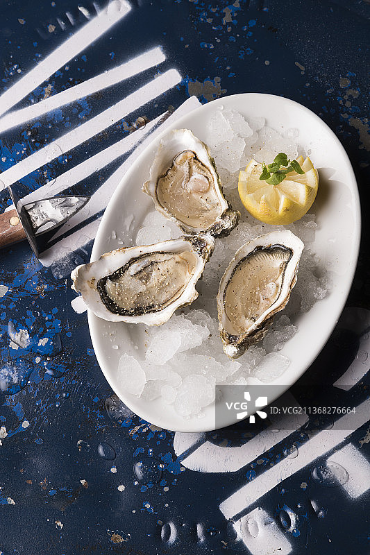 柠檬生蚝图片素材