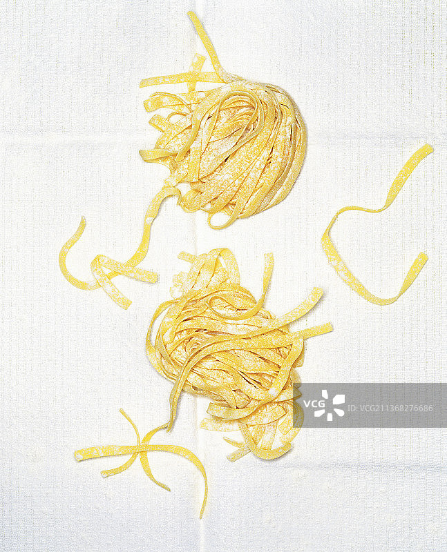 自制意大利宽面条图片素材