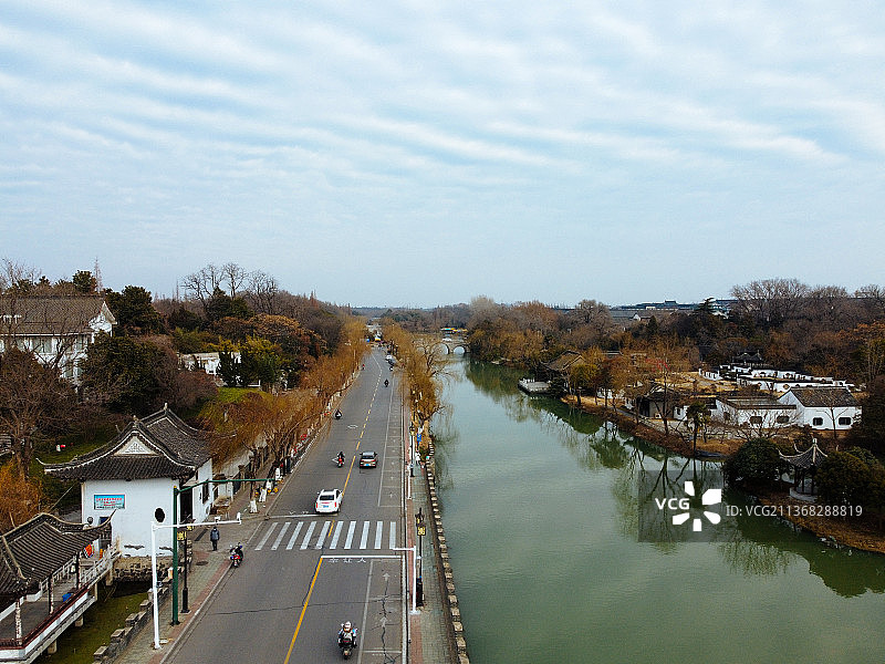 扬州 瘦西湖 大虹桥 长堤春柳 法海寺 宋夹城 大明寺图片素材