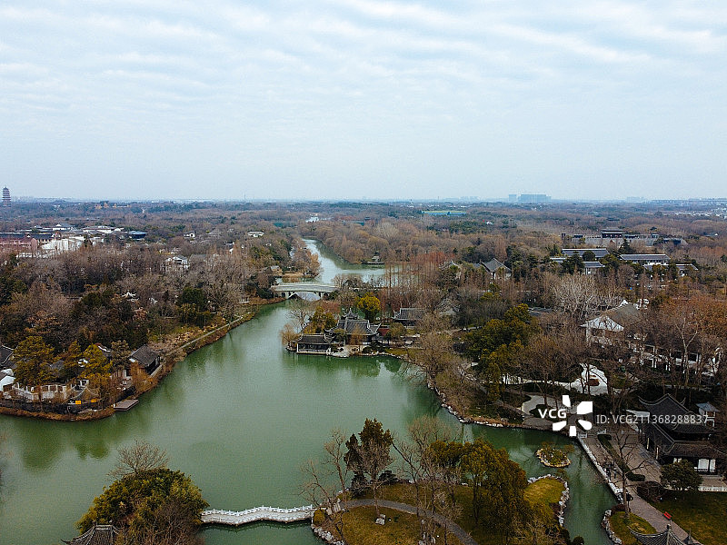 扬州 瘦西湖 大虹桥 长堤春柳 法海寺 宋夹城 大明寺图片素材