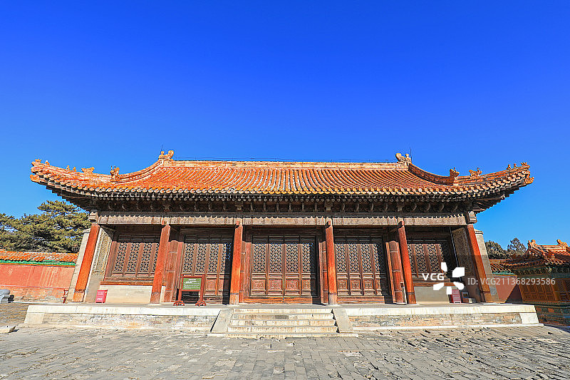 河北遵化清东陵慈禧陵隆恩殿图片素材