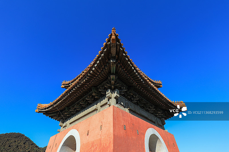 河北遵化清东陵慈禧陵明楼图片素材