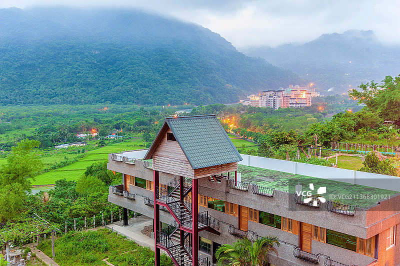 中国台湾台东知本温泉图片素材