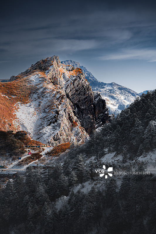 晴雪神农谷图片素材