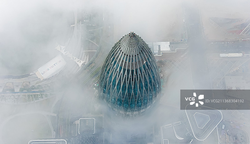 云端春笋——深圳湾华润总部大厦图片素材