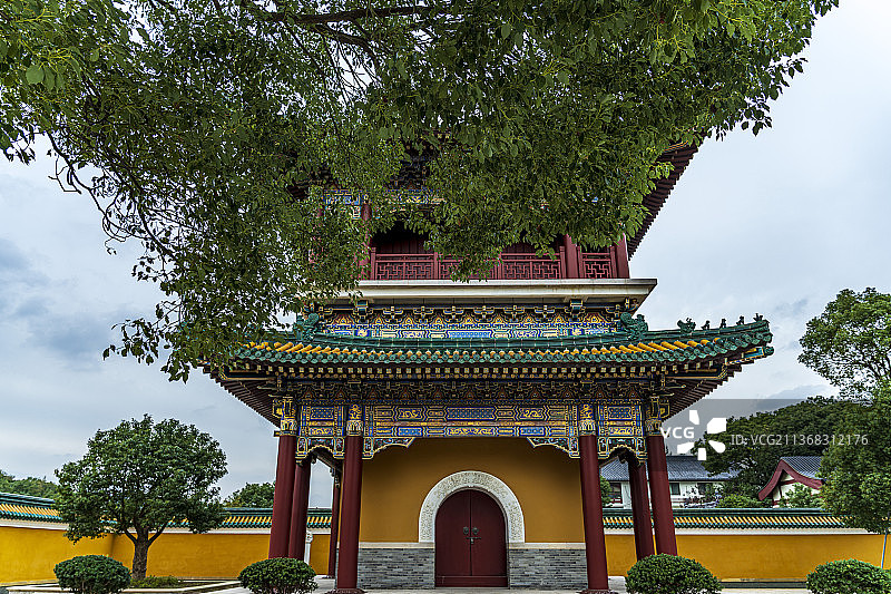 普陀山宝陀讲寺建筑风景图片素材