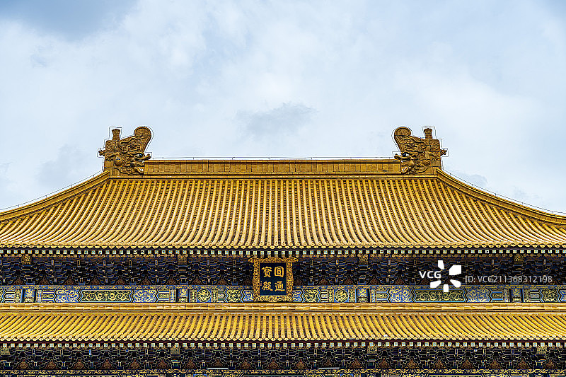 普陀山宝陀讲寺建筑风景图片素材