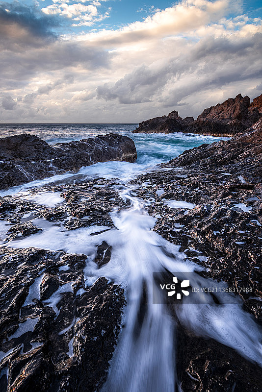塞浦路斯巴夫的阿吉亚玛丽娜海景图片素材