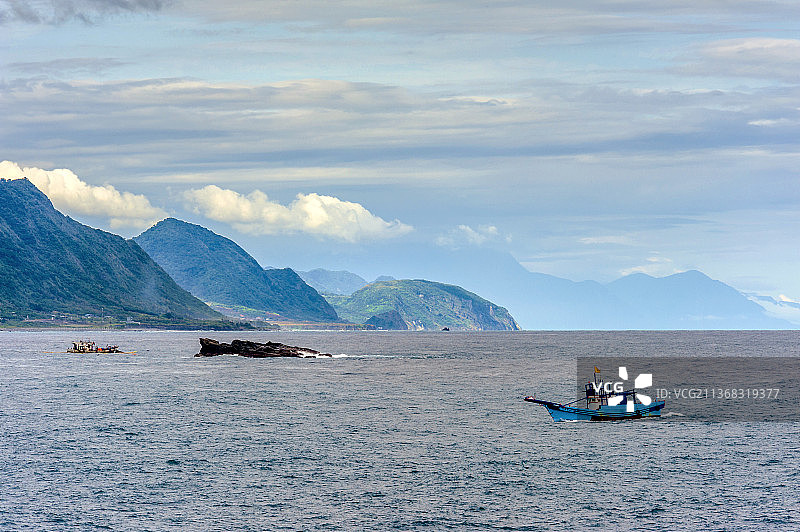 中国台湾台东东海岸石梯坪游憩风景区图片素材