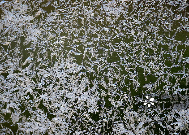 玻璃上霜花图案 - art2图片素材