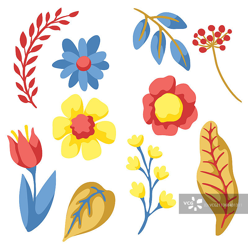 精美装饰春季花卉素材图片素材